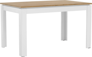 Masa extensibila DTD alb stejar wotan Vilgo 184x86x77.8 cm 
