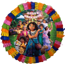 Pinata pentru petreceri 35 cm multicolora model Encanto 