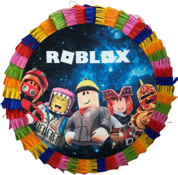 Pinata pentru petreceri 35 cm multicolora model Roblox 