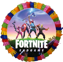 Piniata pentru petreceri 35 cm multicolora model Fortnite 