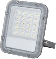 Proiector LED 30W DOB 110-265V Lumina rece 6500K Gri 