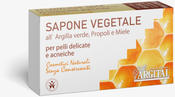 Sapun antiacnee cu argila verde propolis si miere 100g Argital