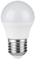 Bec led forma G45 E27 putere 4.5W 3000K Alb cald CIP Samsung 