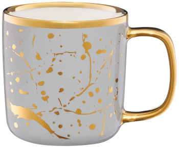 Cana portelan 370ml gri AMBITION Royal Marble 