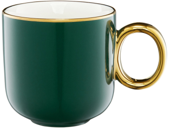 Cana portelan 380ml verde AMBITION Royal 