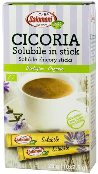 Cicoare solubila bio pliculete 25g 10x2.5g Salomoni Cafe 