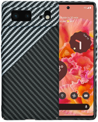 Husa pentru Google Pixel 6 - Techsuit Carbonite FiberShell - Stealth Gray 