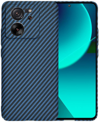 Husa pentru Xiaomi 13T / 13T Pro - Techsuit Carbonite FiberShell - Cyan 