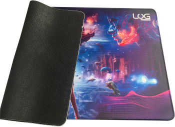 Mouse Pad Gaming LOG Metaverse 70 x 40 cm cauciuc moale antiderapant ultrasubtire 2mm suprafata cu microfibre perfecta pentru orice mouse 