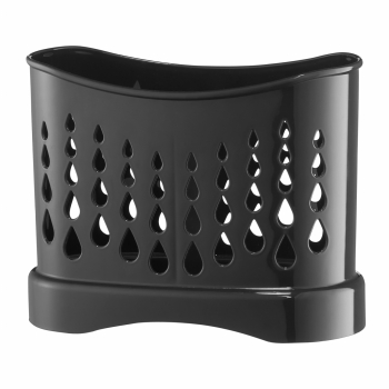 Scurgator tacamuri 2 compartimente negru DOMOTTI Asca 