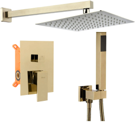 Set pentru dus incastrat BENTO GOLD BOX