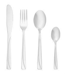 Set tacamuri inox 24 piese 6 persoane DOMOTTI Silva 