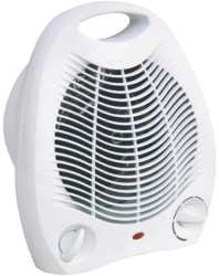 Soba cu ventilator Rosberg R51970G 2000W 3 trepte Termostat Aer rece Alb