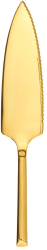 Spatula zimtata servire desert inox AMBITION Como Gold 