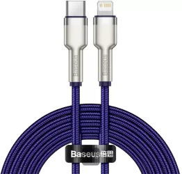 Cablu Type-C la Lightning 20W 2m - Baseus Cafule Series CATLJK-B05 - Purple