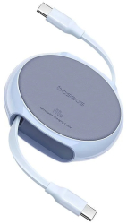 Cablu Type-C la Type-C 100W 1m - Baseus Pathfinder P10368400311-00 - Galaxy Blue 