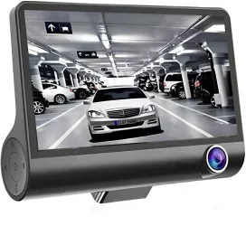 Camera Auto Tripla Fata Interior Spate 4 Full HD Design Tip Monitor Negru 