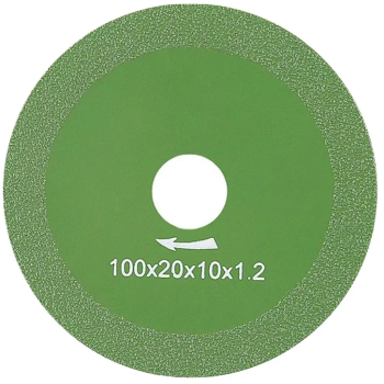 Disc de taiere pentru polizor unghiular Diamant 100 mm Verde