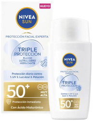 Fluid facial cu protectie solara ridicata SPF50+ Nivea Sun Triple Proteccion 40 ml