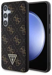 Husa pentru Samsung Galaxy S24 - Guess Hardcase 4G Triangle Metal Logo GUHCS24SPG4GPK - Black 