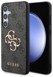 Husa pentru Samsung Galaxy S24 Plus - Guess Hardcase 4G Big Metal Logo GUHCS24M4GMGGR - Black 