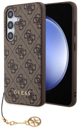 Husa pentru Samsung Galaxy S24 Plus - Guess Hardcase 4G Charms Collection GUHCS24MGF4GBR - Brown 