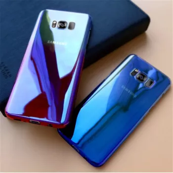 Husa Samsung Galaxy S9 Plus Gradient Color Cameleon Albastru-Galben 