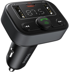 Incarcator Auto cu Modulator FM USB Type-C 18W - Baseus S-09 Lite C10762300113-00 - Cluster Black 