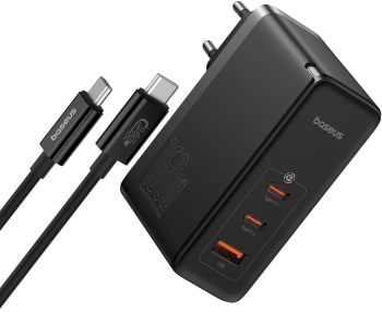 Incarcator EU 3in1 160W Cablu Type-C - Baseus GaN5 Pro Digital P10110825113-00 - Black 