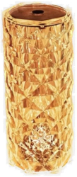 Lampa ambientala Cristal LED Crystal Diamond AhaPrint 3 culori comanda Touch acumulator 800mah - 8 ore de 
