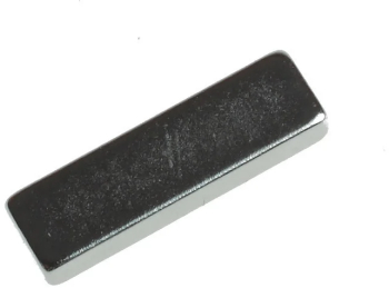 Magnet de neodim 15 x 10 x 3 mm Negru / Argintiu