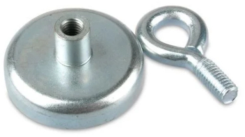 Magnet oala D 48mm carlig inelar neodim puternic forta 65kg fishing apa fantani lacuri 
