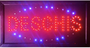 Reclama LED - Deschis Inchis - de interior 