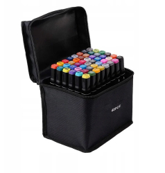 Set 48 markere alcool iLogic Multicolor 