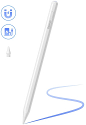 Stylus Pen Dual Charging - Baseus Smooth Writing 2 Series SXBC080102 - Moon White 