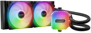 Racitor lichid Be quiet! Light Loop 240mm ARGB 2 ventilatoare 12cm negru compatibil AM4/AM5/LGA1200/LGA1700 