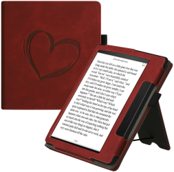 Husa pentru Amazon Kindle Oasis 10 Kwmobile Rosu Piele ecologica 59393.01 