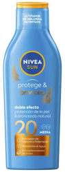 Lotiune de corp cu protectie solara SPF20 Nivea Sun Protege & Broncea 200 ml