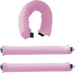 Set 3 ondulatoare fara caldura role din spuma moale catifea pentru bucle durabile si naturale fara deteriorare roz 