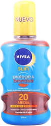 Ulei de corp cu protectie solara SPF20 Nivea Sun Protege & Broncea 200 ml 