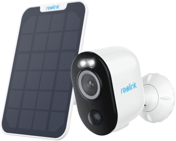 Camera de supraveghere Reolink Argus B330 cu Panou Solar inteligenta artificiala detectare Persoana/Vehicul baterie reincarcabila rezolut 