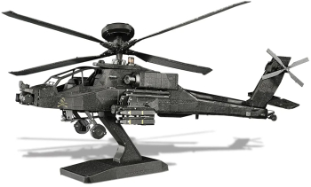 Puzzle 3D Piececool Elicopter AH-64 Apache Metal 145 piese 