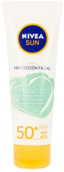 Crema faciala cu protectie solara SPF50+ pentru tenul normal si sensibil Nivea Sun Facial Mineral 50 ml