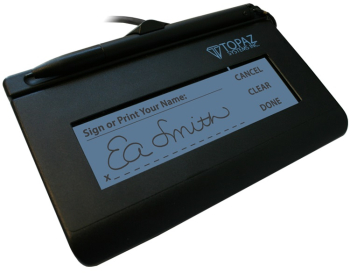 Pad pentru semnaturi electronice Topaz SignatureGem LCD 1x5 HID USB T-L462-HSB-R 
