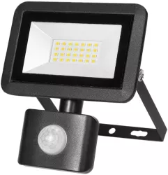 Proiector LED Adviti Faro AD-NL-6253BLR4 cu senzor de miscare 20W LED SMD 1600 lm IP65 4000K Aluminiu Negru 