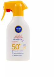Spray de corp cu protectie solara SPF50+ pentru pielea sensibila Nivea Sun Sensitive & Protection 270 ml 