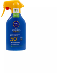Spray de corp cu protectie solara SPF50+ pentru toate tipurile de piele Nivea Sun Protege & Hidrata 270 ml 