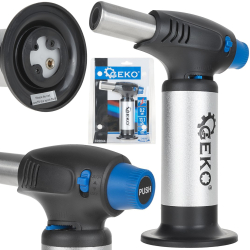 Arzator pe gaz cu aprindere piezo 360 de grade rezervor pentru gaz Geko G20066 