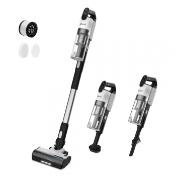 Aspirator vertical Levoit LVAC-200 180W Autonomie 50 min filtrare pe 5 trepte LED Fara incurcare Turbo Alb/negru 