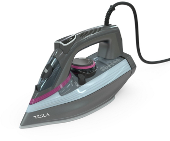 Fier de calcat Tesla IR400GP 3100 W Placa ceramica Abur 135 g/min 380 ml Autocuratare Gri 